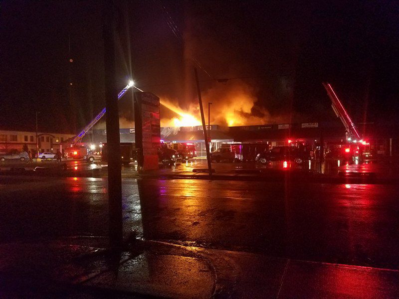 Lake Station fire